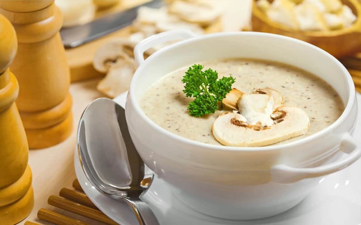 Vegan Cream Of Mushroom Soup- Easy And Healthy Recipes Instructions