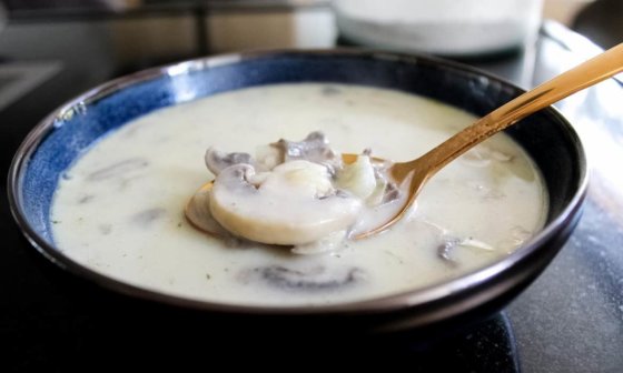 Vegan Cream Of Mushroom Soup