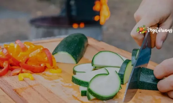 vegetarian camping food
