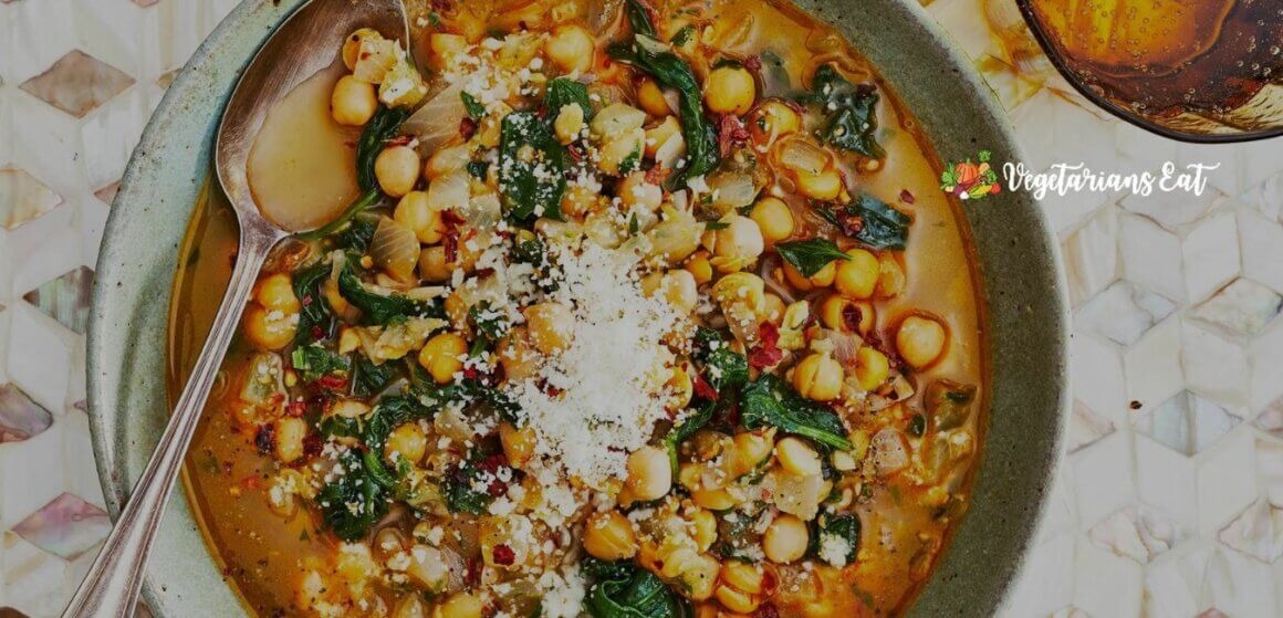 Garlicky Spinach And Chickpea Soup garlicky spinach and chickpea soup