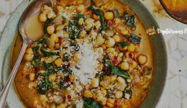 garlicky spinach and chickpea soup