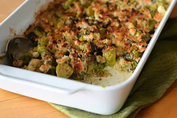 What To Serve With Brussel Sprouts? Brussels Sprout Gratin