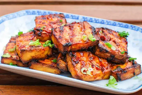 What To Serve With Brussel Sprouts? Grilled Tofu
